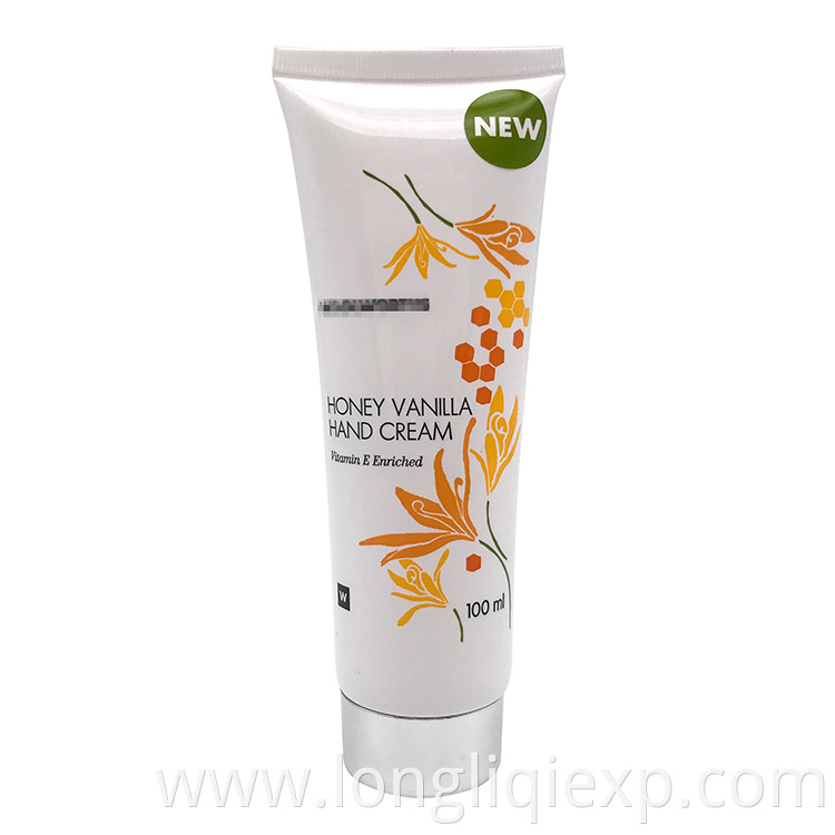 High quality 100ml whitening moisturizing hand cream lotion custom